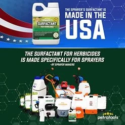Sprayer’s Surfactant For Herbicides – NonIonic Surfactant For Weed Killer, Foliar, Unwanted Grass, Herbicide – Spreader Sticker – Surfactant Wetting Agent, PetraTools (8 Oz) 12 Sprayer’s Surfactant For Herbicides – NonIonic Surfactant For Weed Killer, Foliar, Unwanted Grass, Herbicide – Spreader Sticker – Surfactant Wetting Agent, PetraTools (8 Oz) -Garden Supply Store 51CcP3UTNuS
