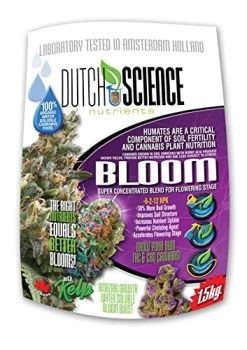 Dutch Science Nutrients 100% Organic Bloom Nutrients For Flowering Stage Plants (1.5 Kg)