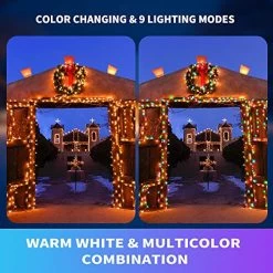 Tcamp Color Changing Christmas Lights 105FT 300 LED Christmas Tree Lights, 11 Modes Outdoor Indoor String Lights With… -Garden Supply Store 51DOresX2nL