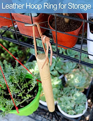 15″ Gardeners | Military Grade Steel 6 Tines And Prime Wood Japanese Ninja Or Cultivator For Perfect Pulverized And Aerated Soil, Ergonomic Wooden Handle For Firm Grip 2 15″ Gardeners | Military Grade Steel 6 Tines And Prime Wood Japanese Ninja Or Cultivator For Perfect Pulverized And Aerated Soil, Ergonomic Wooden Handle For Firm Grip - Image 2