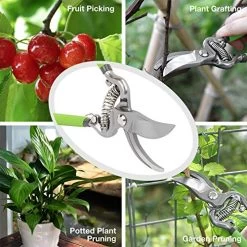 WORKPRO 2-Piece Pruning Shears Set, 8″ Bypass Garden Shears And 8” Handing Pruner With Steel Straight Blade For Flowers, Small Gardens 13 WORKPRO 2-Piece Pruning Shears Set, 8″ Bypass Garden Shears And 8” Handing Pruner With Steel Straight Blade For Flowers, Small Gardens -Garden Supply Store 51Dx7uEGp3L