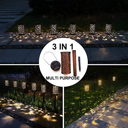6 Pack Solar Light Outdoor Garden Patio Pathway Landscape Lights Yard Driveway Lawn Walkway Decoration Star Moon Solar… 2 6 Pack Solar Light Outdoor Garden Patio Pathway Landscape Lights Yard Driveway Lawn Walkway Decoration Star Moon Solar… - Image 2