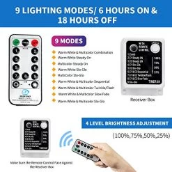 Tcamp Color Changing Christmas Lights 105FT 300 LED Christmas Tree Lights, 11 Modes Outdoor Indoor String Lights With… -Garden Supply Store 51FOoGavXGL