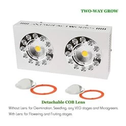 PARFACTWORKS 500W LED Grow Light, COB & 10W Daylight Full Spectrum Including UV&IR For Indoor Gardens Hydroponics All… -Garden Supply Store 51FWgMYpMDL