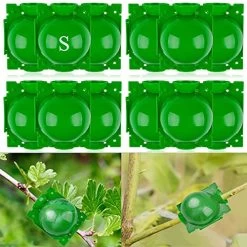 12PCS Plant Root Growing Box Kalolary Reusable Plant Rooting Device Air Layering Pods High-Pressure Propagation Ball Grafting Botany Root Ball For Plants Reproduction For Indoor Outdoor Plant (Small)