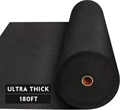 Hoople Premium Pro Garden Weed Barrier Landscape Fabric. Durable & Heavy-Duty Weed Block Gardening Mat Easy Setup…