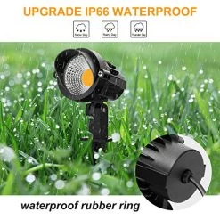 MEIKEE 7W LED Landscape Lights 12V 24V IP66 Waterproof Wall Lights 2-in-1 Outdoor Low Voltage Warm White Garden Lights… -Garden Supply Store 51GyM roJLL