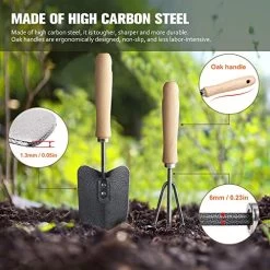 MOSFiATA Garden Tools Set, 12 Pieces Gardening Tools Comfortable Handle And Heavy Duty Hoe Rake Trowel Handle Tools… 13 MOSFiATA Garden Tools Set, 12 Pieces Gardening Tools Comfortable Handle And Heavy Duty Hoe Rake Trowel Handle Tools… -Garden Supply Store 51H0DwAgqeL