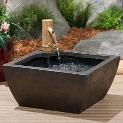 Aquascape Aquatic Patio Pond Water Garden With Bamboo Fountain, 16-Inch | 78197