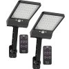 HighydroLED [Pack Of 2] Solar Lights Outdoor With Remote And Color Temperature Adjustment 2700K To 6000K, 48LED Solar…