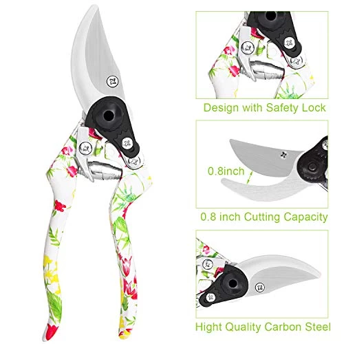 Vanow Gardening Tool Set, 5 PCS Heavy Duty Aluminum Gardening Hand Tools Kit, Floral Print Gardening Gifts For Women… 3 Vanow Gardening Tool Set, 5 PCS Heavy Duty Aluminum Gardening Hand Tools Kit, Floral Print Gardening Gifts For Women… - Image 3