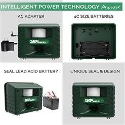 ASPECTEK – 2 Pack Electronic Ultrasonic Animal Control, Pest Control,Cat,Dog,Deer,Pest Animal Repellent With Motion… -Garden Supply Store 51InQYFeiEL