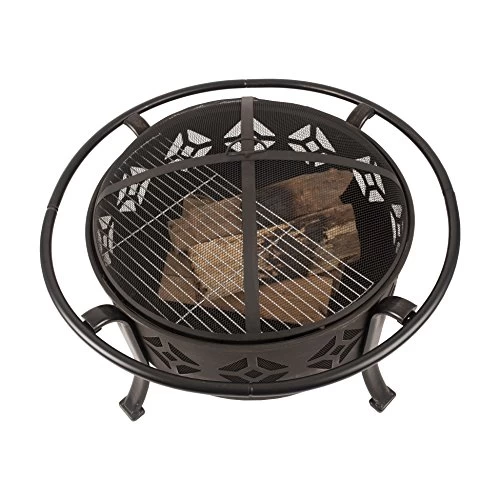 Pleasant Hearth Sunderland Deep Round Bowl Fire Pit, 36-Inch 6 Pleasant Hearth Sunderland Deep Round Bowl Fire Pit, 36-Inch - Image 6