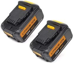 LENOGE 2-Pack 20V 5.0Ah Lithium Replacement Power Tool Battery For Dewalt Max XR DCB204 DCB205 DCB205-2 DCB200 DCB180…