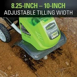 Greenworks 10-Inch 40V Cordless Cultivator, 4.0 AH Battery Included 27062 -Garden Supply Store 51K4Cjk5GTL
