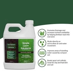 Liquid Soil Loosener- Soil Conditioner-Use Alone Or When Aerating With Mechanical Aerator Or Core Aeration- Simple Lawn… -Garden Supply Store 51L2kitjQSL