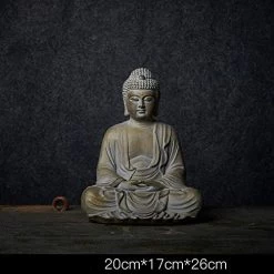 Zen Decor Garden Statues Buddha Statue Garden Ornament Zen Outdoor Sitting Meditating Stone Buddha – Effect Indoor And… -Garden Supply Store 51LMD6AjmIL