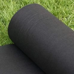 Heavy Duty Nonwoven Weed Control Fabric Ground Cover Membrane Landscape Fabric Biodegradable, Black,0.6 * 500M -Garden Supply Store 51LOgWbqvdL