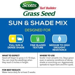Scotts Turf Builder Grass Seed Sun And Shade Mix, 3 Lb. – Grows In Extreme Conditions Including Full Sun And Dense Shade… 12 Scotts Turf Builder Grass Seed Sun And Shade Mix, 3 Lb. – Grows In Extreme Conditions Including Full Sun And Dense Shade… -Garden Supply Store 51LcDdbuOQL