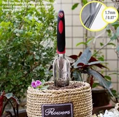 ESOW Garden Tool Set, 3 Piece Cast-Aluminum Heavy Duty Gardening Kit Includes Hand Trowel, Transplant Trowel And… -Garden Supply Store 51M0qzTGYrL