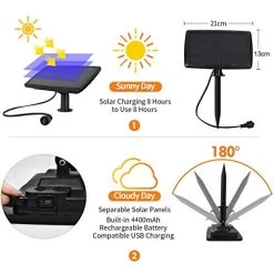 Views Solar String Lights Outdoor/Indoor, 27FT Length With 25+2 Replacement LED G40 Globe Bulbs | Waterproof Durable… 11 Views Solar String Lights Outdoor/Indoor, 27FT Length With 25+2 Replacement LED G40 Globe Bulbs | Waterproof Durable… -Garden Supply Store 51MMd97cajL