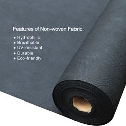 Becko Garden Weed Barrier Landscape Fabric, 80g Heavy Duty Foldable Horticultural Pad For Raised Bed, Ground Cover, Soil… -Garden Supply Store 51MutoTkFPL