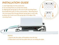 Cloudy Bay LED Indoor Outdoor Step Light,3-Pack,3000K Warm White,Stair Light,White Finish -Garden Supply Store 51NAGKidebL