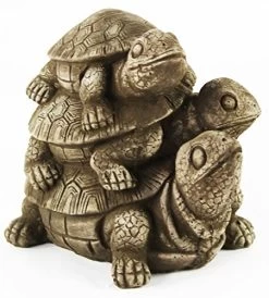 Turtles Statue Stack Home And Garden Statues Gardener Statuary Decor Cast Stone Tortoise Sculpture