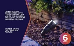 Moonrays 95536 1W Low Voltage LED Metal Spot Light Kit (6 Pack) Transformer, Connectors, 50 Feet Of Wire Black 10 Moonrays 95536 1W Low Voltage LED Metal Spot Light Kit (6 Pack) Transformer, Connectors, 50 Feet Of Wire Black -Garden Supply Store 51NbSpPAEdL