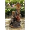 Jeco Birdhouse And Dog Indoor/Outdoor Fountain