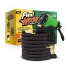 Flexi Hose With 8 Function Nozzle Expandable Garden Hose, Lightweight & No-Kink Flexible Garden Hose, 3/4 Inch Solid…