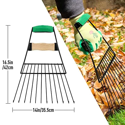 Altdorff Leaf Scoops Steel, Hand Rakes For Picking Up Leaves, Garden Large Leaf Grabber Leaf Claws 6 Altdorff Leaf Scoops Steel, Hand Rakes For Picking Up Leaves, Garden Large Leaf Grabber Leaf Claws - Image 6