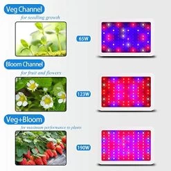 HollandStar 1500 Watt LED Grow Light Full Spectrum Double Switch Dasiy Chain Grow Lamp For Indoor Hydroponics Plants… -Garden Supply Store 51PGH612xQL