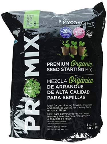 Premier Horticulture 1008041RGCE Organic Seed Starter Mix, 8 Quart 1 Premier Horticulture 1008041RGCE Organic Seed Starter Mix, 8 Quart