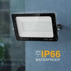 Onforu 2 Pack 100W LED Flood Light With Plug, 10000lm Super Bright LED Work Light, IP66 Waterproof Outdoor Security… -Garden Supply Store 51PoC44HnGL