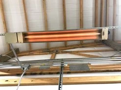 TPI Corporation OCH46-120V-SS Quartz Electric Infrared Heater, Outdoor/Indoor Rated, Stainless Steel, 1500W, 120V -Garden Supply Store 51Prt73l5ML