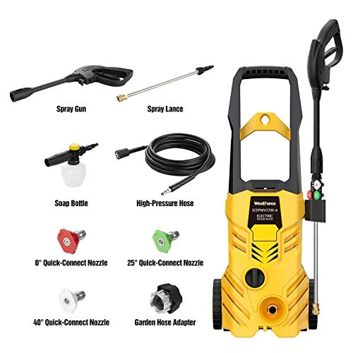 WestForce Electric Pressure Washer, 2800 PSI 1.76 GPM Car Power Washer High Pressure Washer Machine With Spray Gun… 7 WestForce Electric Pressure Washer, 2800 PSI 1.76 GPM Car Power Washer High Pressure Washer Machine With Spray Gun… - Image 7
