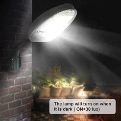 OTTFF 24W LED Street Garage Area Lighting 2500LM 144 LEDs 6500K Dusk To Dawn Sensor Waterproof IP65 Security Floodlight… -Garden Supply Store 51QIFvkHA4L