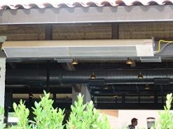 Calcana PH-75-HO 10′ Gas Patio Heater Wall Mount Straight Down