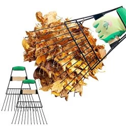Altdorff Leaf Scoops Steel, Hand Rakes For Picking Up Leaves, Garden Large Leaf Grabber Leaf Claws
