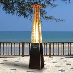 Outdoor Propane Heater Patio Heaters Patio Heaters Outdoor Freestanding Real Flame Gas Pyramid Patio Heater Outdoor… -Garden Supply Store 51RxJcxITyL