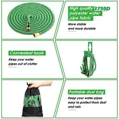 Garden Hose Expandable 50FT Water Hose- Superior Strength 3750D/ Triple-Layers Latex/ 10 Function Spray Nozzle/ Upgraded… -Garden Supply Store 51S1EPLs2B6L