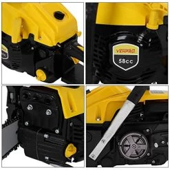 WEGSD 58CC Gasoline Powered Chainsaw, 20 Inch Guide Board Handheld Petrol Gas Chain Saw With 2 Stroke Engine, Farm… -Garden Supply Store 51TUyfcDZiL