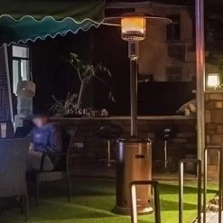 Patio Heaters, Commercial Outdoor Propane Terrace Heaters With Moving Wheels, With Pressure Reducing Valve -Garden Supply Store 51UMmoK3aRL