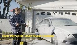 Stanley SHP2150 2150 Psi Electric Pressure Washer With Spray Gun, Wand, Hose, Nozzles & High Pressure Foam Cannon… 8 Stanley SHP2150 2150 Psi Electric Pressure Washer With Spray Gun, Wand, Hose, Nozzles & High Pressure Foam Cannon… -Garden Supply Store 51Uz bGcREL