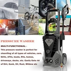 Electric Pressure Washer Electric Power Washer High Pressure Washer Cleaner Machine With Spray Gun, 5 Nozzles, Hose… 8 Electric Pressure Washer Electric Power Washer High Pressure Washer Cleaner Machine With Spray Gun, 5 Nozzles, Hose… -Garden Supply Store 51V7g9zjU6L