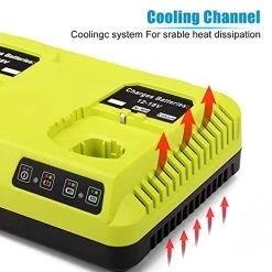 Energup 2Port P117 Dual Chemistry Ryobi 18V Battery Charger For Ryobi 18V Battery ONE+ P117 P118 For Ryobi 18V Max… 9 Energup 2Port P117 Dual Chemistry Ryobi 18V Battery Charger For Ryobi 18V Battery ONE+ P117 P118 For Ryobi 18V Max… -Garden Supply Store 51V7vBgydKL