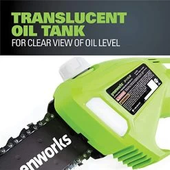 Greenworks 24V 8″ Pole Saw, Battery Not Included PS24B00 -Garden Supply Store 51W9Nszc08L