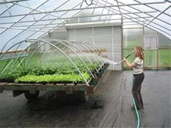 Greenhouse Plastic Film Transparent Polyethylene Cover Uv Resistant, 18 M Wide (59 Ft) -Garden Supply Store 51WP21MLWsL