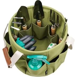 9 Piece Garden Tote And Tools Set, Garden Bucket Tool Kit Organizer With 18 Deep Pockets, Gardening Hand Tools And… 9 9 Piece Garden Tote And Tools Set, Garden Bucket Tool Kit Organizer With 18 Deep Pockets, Gardening Hand Tools And… -Garden Supply Store 51WqBOayT2BL